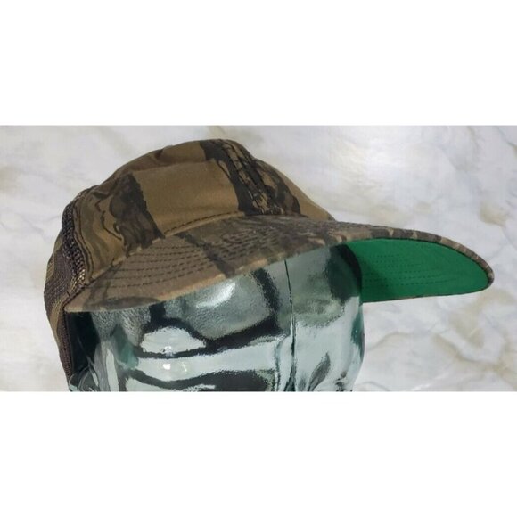 Vintage Duck Bay Tree Bark Camouflage Mesh Back Hunting Snapback Hat Cap - Picture 2 of 9